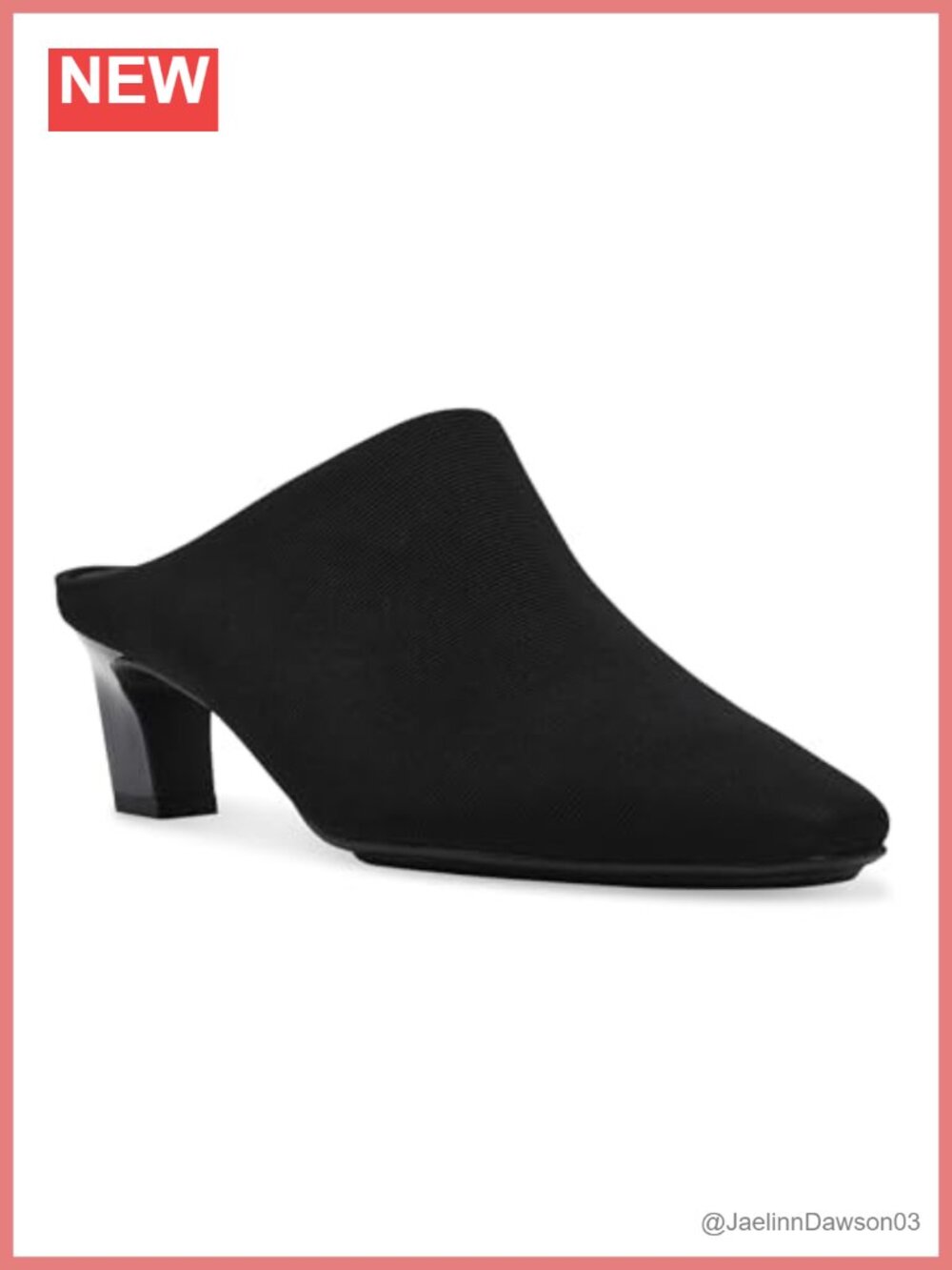 Anne Klein Sabrine Faux Suede Block Heel Bootie Pumps Almond Toe Slip On 38